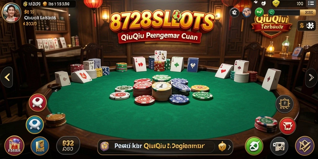 Tampilan gameplay QiuQiu yang seru di 8728SLOTS.
