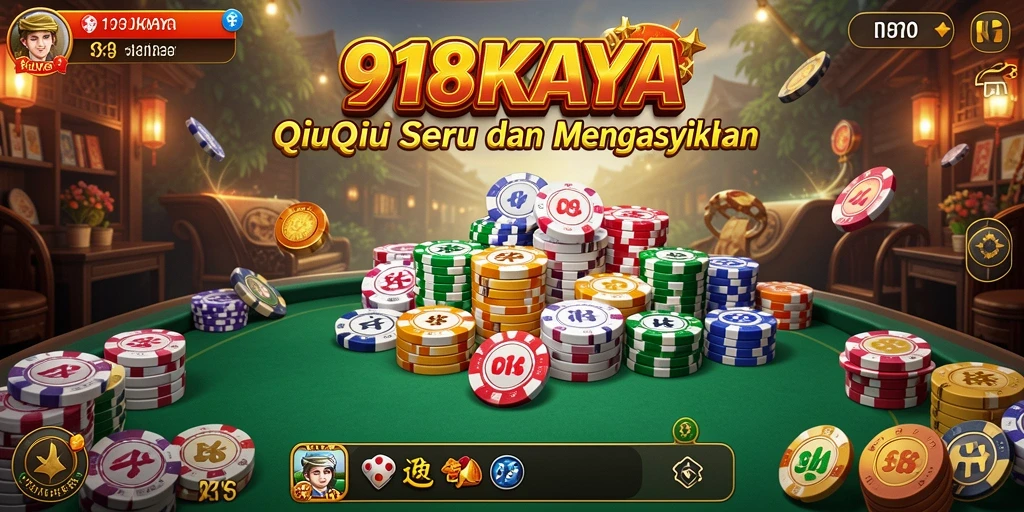 Tampilan gameplay QiuQiu di 918KAYA yang seru dan menarik.