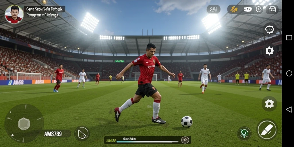 Tampilan menarik dari gameplay <strong>AMS789</strong> dengan aksi sepak bola yang intens.