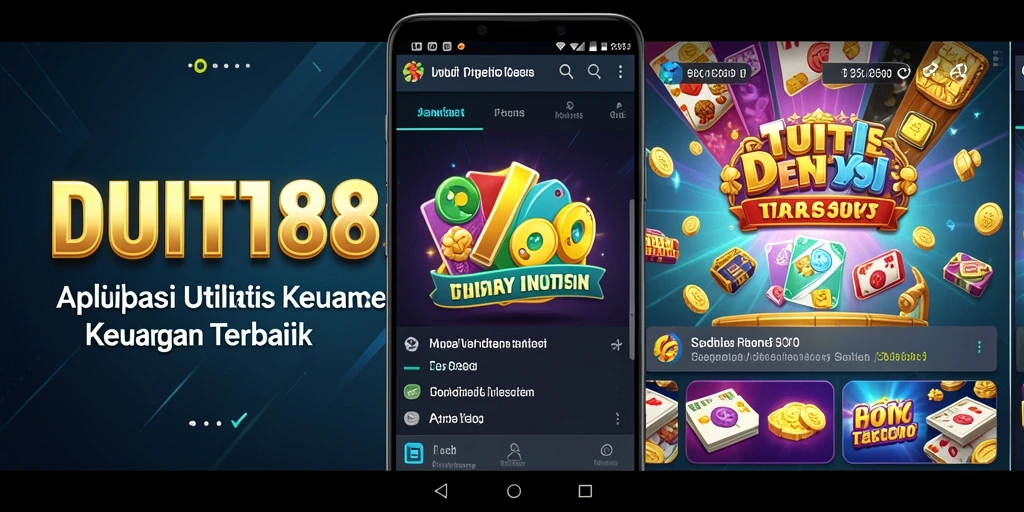 Tampilan utama aplikasi DUIT188 untuk pengelolaan keuangan.