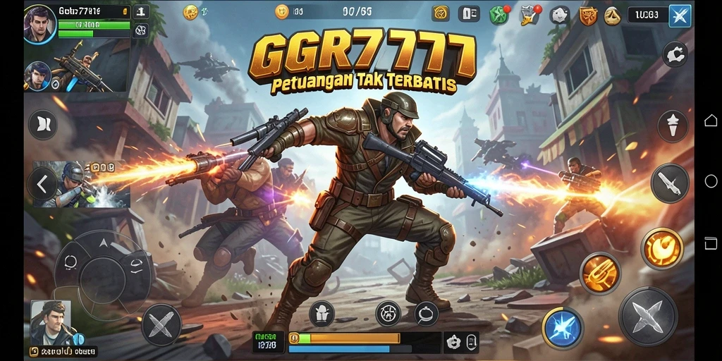 Screenshot GGR7777 menampilkan aksi pertarungan yang mendebarkan dan grafis yang menakjubkan.
