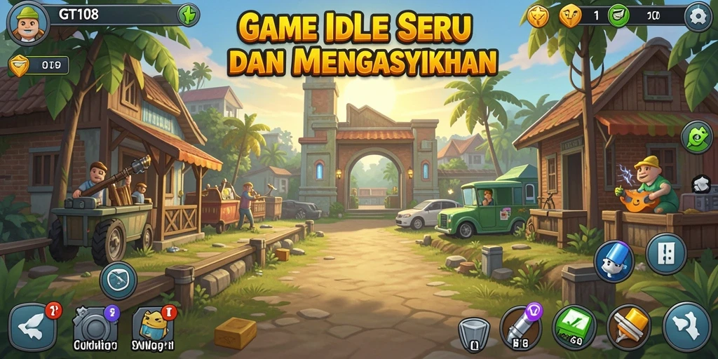 Gameplay menarik dan santai dalam GT108.