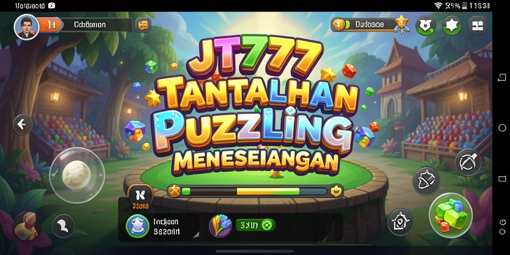 Screenshot utama JT777 menampilkan gameplay Puzzle yang menarik dan menantang.