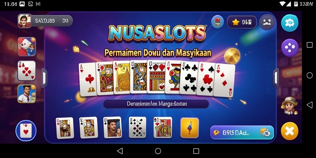 Tampilan gameplay NUSASLOTS yang menarik dan interaktif.