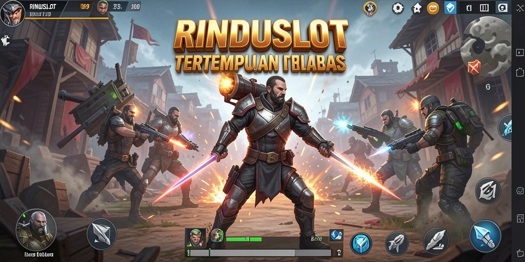 Gameplay seru RINDUSLOT dalam aksi pertempuran.