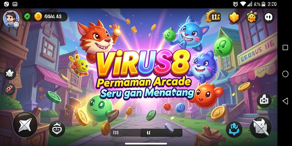 Tangkapan layar dari gameplay seru VIRUS88 yang memukau.